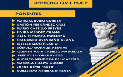 I Jornada de Derecho Civil PUCP